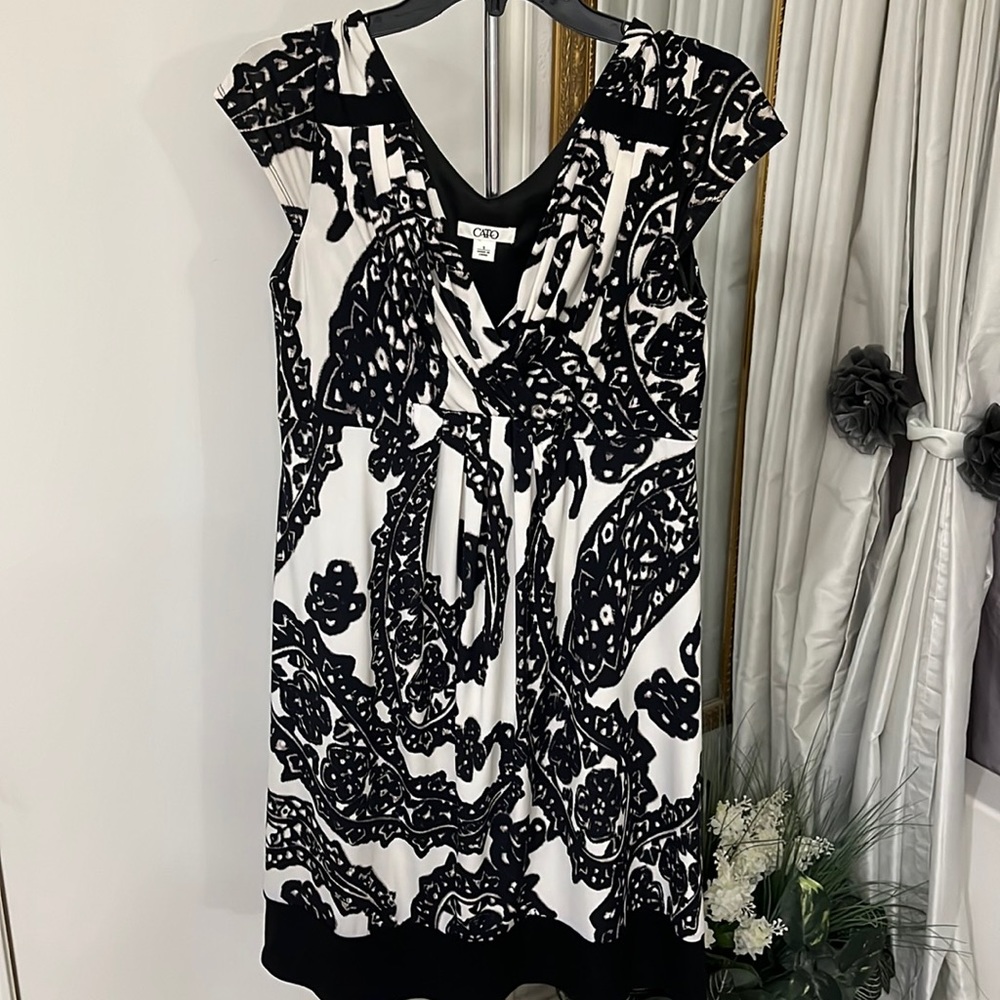 B&W dress